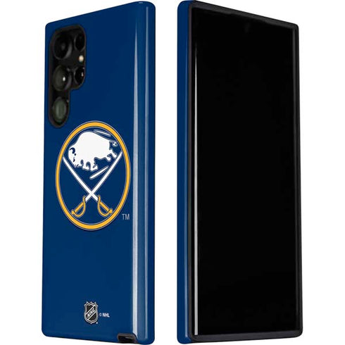 NHL Buffalo Sabres Solid Background Galaxy S22 Ultra Pro Case