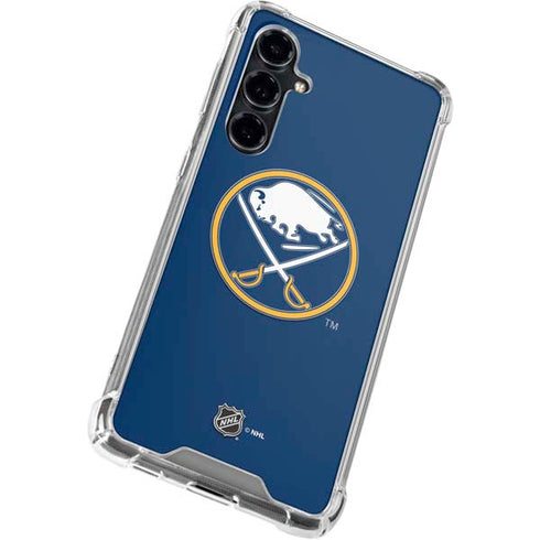 NHL Buffalo Sabres Solid Background Galaxy S23 FE Clear Case