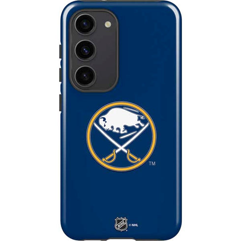 NHL Buffalo Sabres Solid Background Galaxy S23 Pro Case