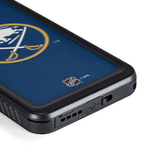 NHL Buffalo Sabres Solid Background Galaxy S23 Waterproof Case