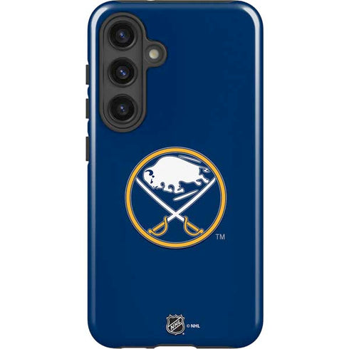 NHL Buffalo Sabres Solid Background Galaxy S24 Impact Case