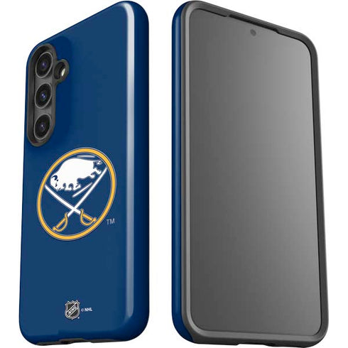 NHL Buffalo Sabres Solid Background Galaxy S24 Impact Case