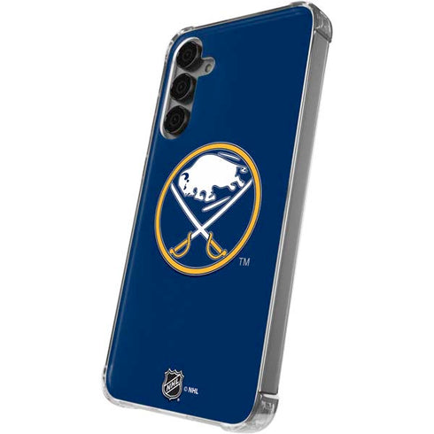 NHL Buffalo Sabres Solid Background Galaxy S24 Plus Clear Case