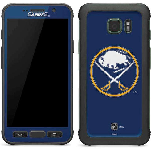 NHL Buffalo Sabres Solid Background Galaxy S7 Active Skin