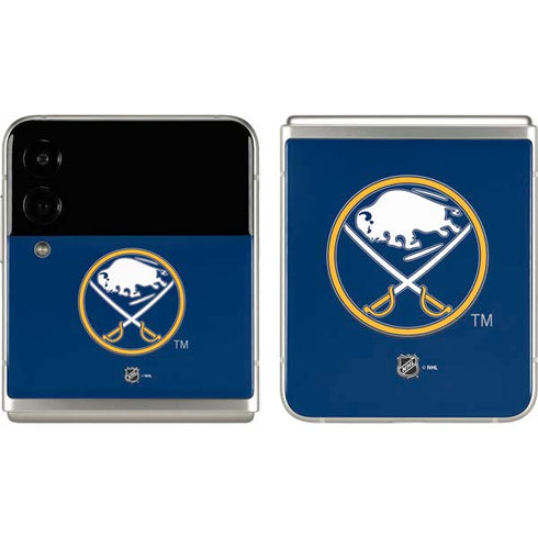 NHL Buffalo Sabres Solid Background Galaxy Z Flip3 5G Skin