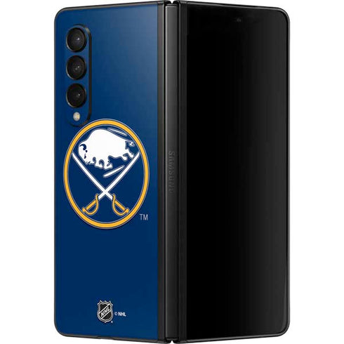 NHL Buffalo Sabres Solid Background Galaxy Z Fold3 5G Skin
