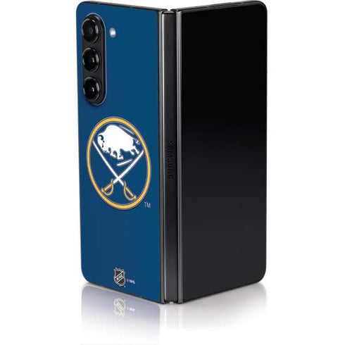 NHL Buffalo Sabres Solid Background Galaxy Z Fold5 5G Skin