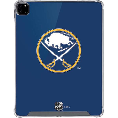 NHL Buffalo Sabres Solid Background iPad Pro 12.9in (2020) Clear Case