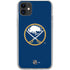 NHL Buffalo Sabres Solid Background iPhone 11 Clear Case