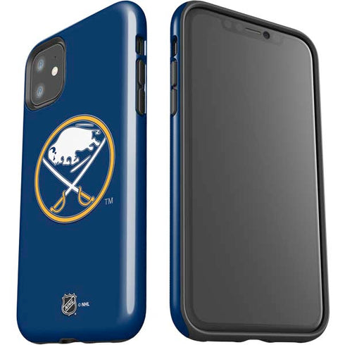 NHL Buffalo Sabres Solid Background iPhone 11 Impact Case