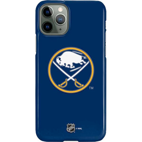 NHL Buffalo Sabres Solid Background iPhone 11 Pro Lite Case