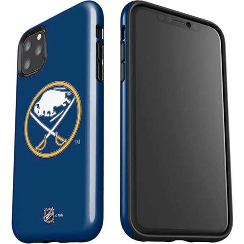 NHL Buffalo Sabres Solid Background iPhone 11 Pro Max Impact Case