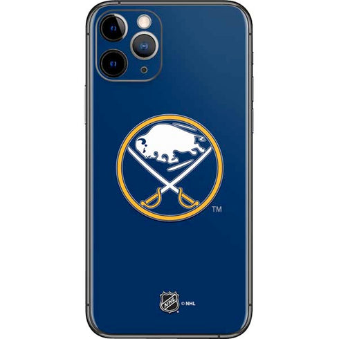 NHL Buffalo Sabres Solid Background iPhone 11 Pro Skin