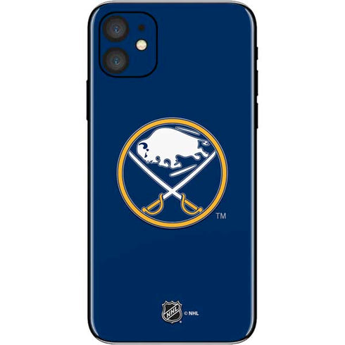 NHL Buffalo Sabres Solid Background iPhone 11 Skin
