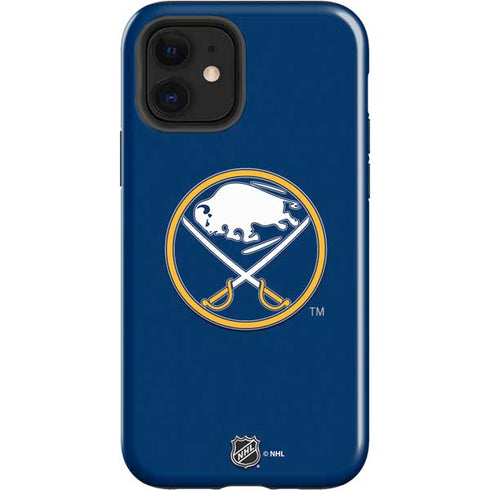 NHL Buffalo Sabres Solid Background iPhone 12 Impact Case