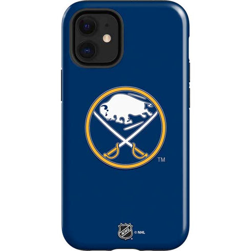NHL Buffalo Sabres Solid Background iPhone 12 Mini Impact Case