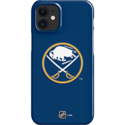 NHL Buffalo Sabres Solid Background iPhone 12 Mini Lite Case
