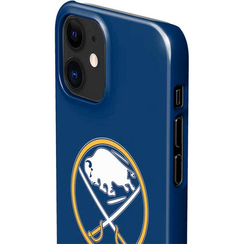 NHL Buffalo Sabres Solid Background iPhone 12 Mini Lite Case