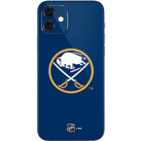 NHL Buffalo Sabres Solid Background iPhone 12 Mini Skin