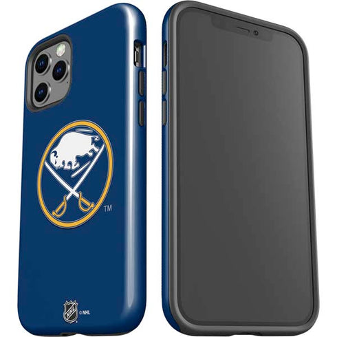 NHL Buffalo Sabres Solid Background iPhone 12 Pro Impact Case