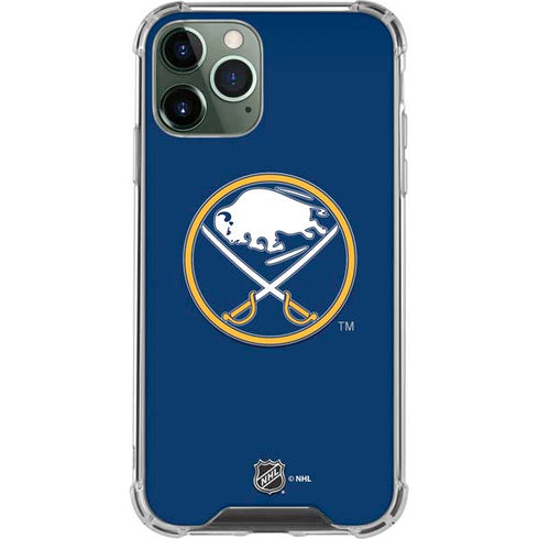 NHL Buffalo Sabres Solid Background iPhone 12 Pro Max Clear Case