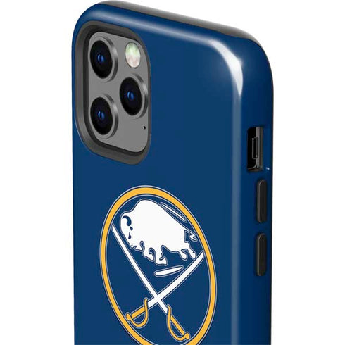 NHL Buffalo Sabres Solid Background iPhone 12 Pro Max Impact Case