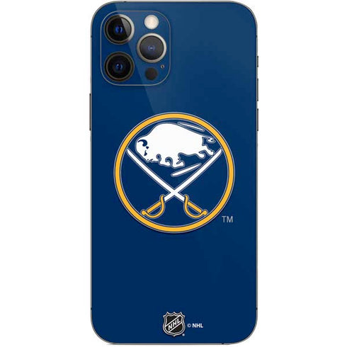 NHL Buffalo Sabres Solid Background iPhone 12 Pro Skin