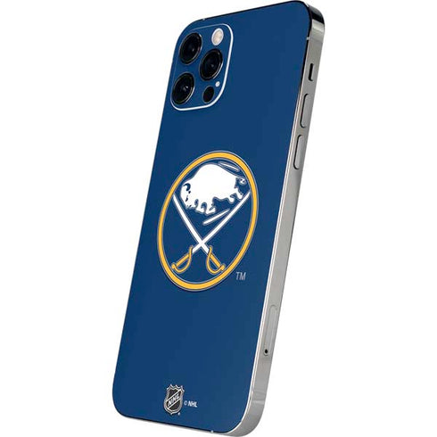 NHL Buffalo Sabres Solid Background iPhone 12 Pro Skin