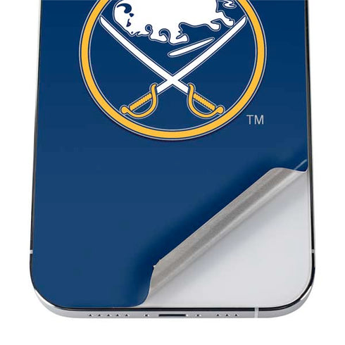 NHL Buffalo Sabres Solid Background iPhone 12 Pro Skin