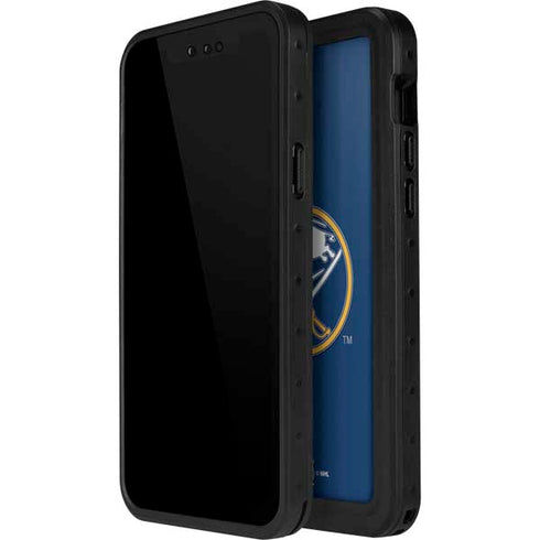 NHL Buffalo Sabres Solid Background iPhone 12 Pro Waterproof Case