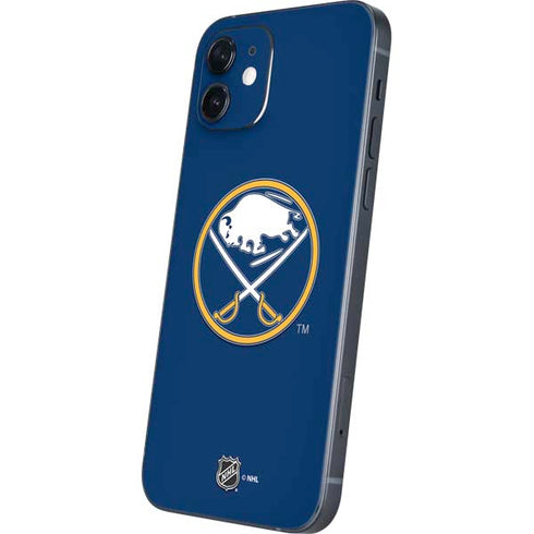 NHL Buffalo Sabres Solid Background iPhone 12 Skin