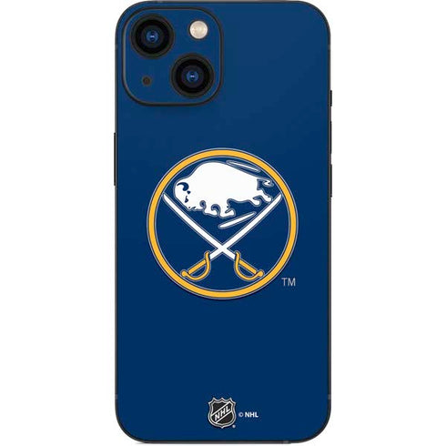 NHL Buffalo Sabres Solid Background iPhone 13 Mini Skin