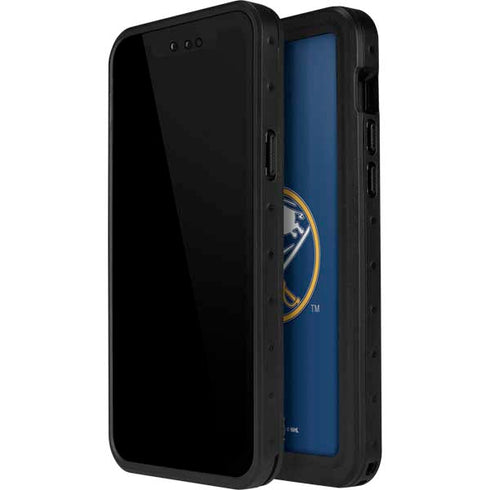 NHL Buffalo Sabres Solid Background iPhone 13 Mini Waterproof Case
