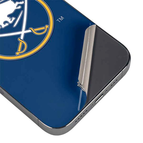 NHL Buffalo Sabres Solid Background iPhone 13 Pro Max Skin