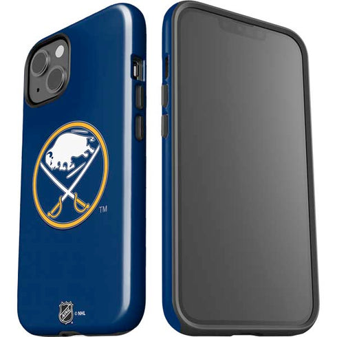 NHL Buffalo Sabres Solid Background iPhone 14 Plus Impact Case