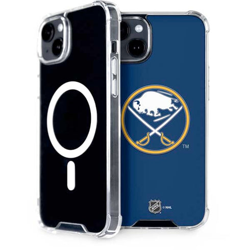 NHL Buffalo Sabres Solid Background iPhone 14 MagSafe Case