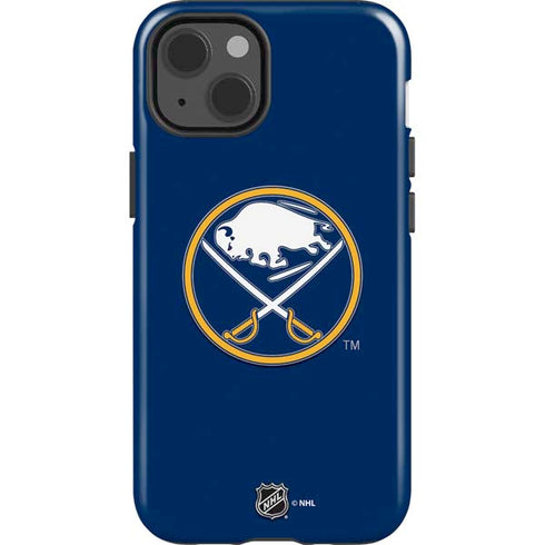 NHL Buffalo Sabres Solid Background iPhone 15 Impact Case