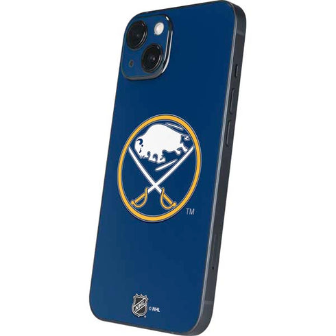 NHL Buffalo Sabres Solid Background iPhone 14 Plus Skin