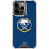 NHL Buffalo Sabres Solid Background iPhone 14 Pro Clear Case