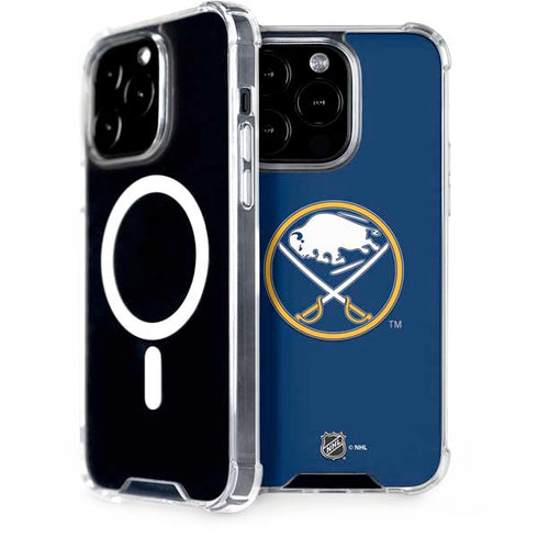 NHL Buffalo Sabres Solid Background iPhone 15 Pro MagSafe Case
