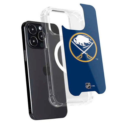 NHL Buffalo Sabres Solid Background iPhone 15 Pro MagSafe Case