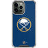 NHL Buffalo Sabres Solid Background iPhone 14 Pro Max Clear Case