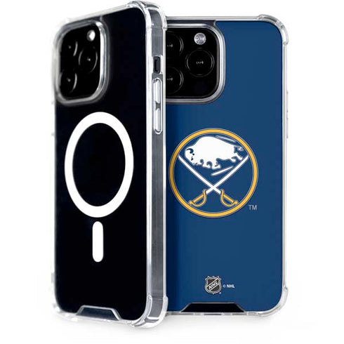 NHL Buffalo Sabres Solid Background iPhone 15 Pro Max MagSafe Case