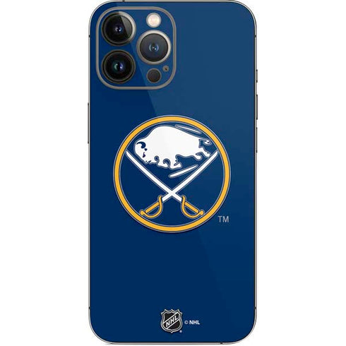 NHL Buffalo Sabres Solid Background iPhone 14 Pro Max Skin