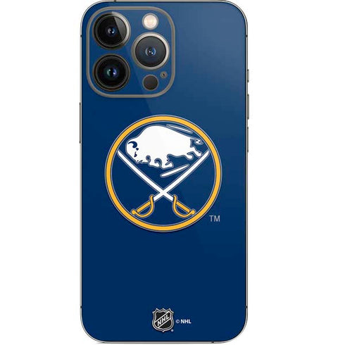 NHL Buffalo Sabres Solid Background iPhone 14 Pro Skin