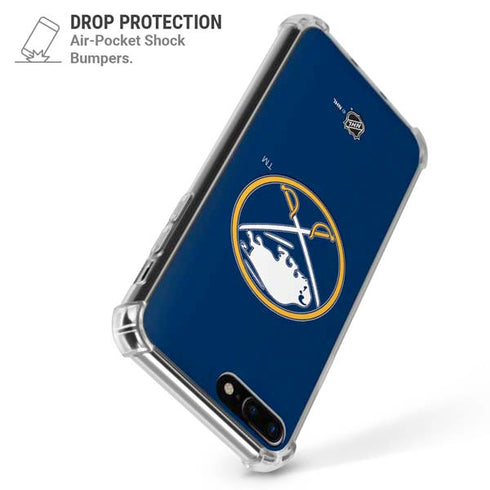 NHL Buffalo Sabres Solid Background iPhone 7/8 Plus Clear Case