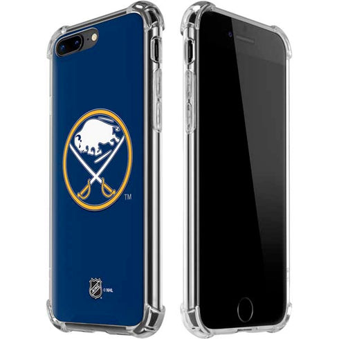 NHL Buffalo Sabres Solid Background iPhone 7/8 Plus Clear Case