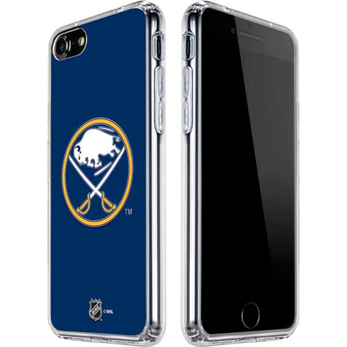 NHL Buffalo Sabres Solid Background iPhone SE (2nd & 3rd Gen) Clear Case