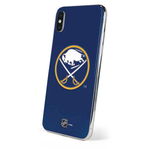 NHL Buffalo Sabres Solid Background iPhone XS Max Skin