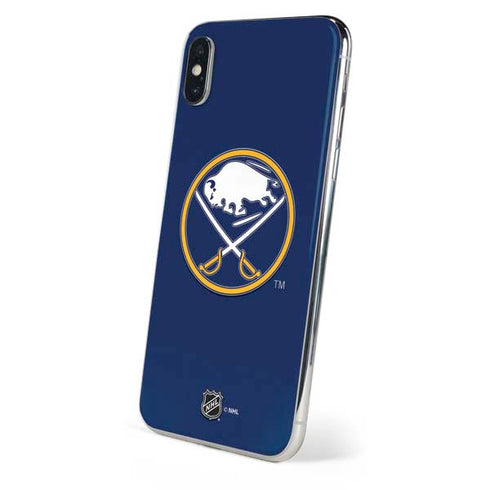 NHL Buffalo Sabres Solid Background iPhone XS Skin